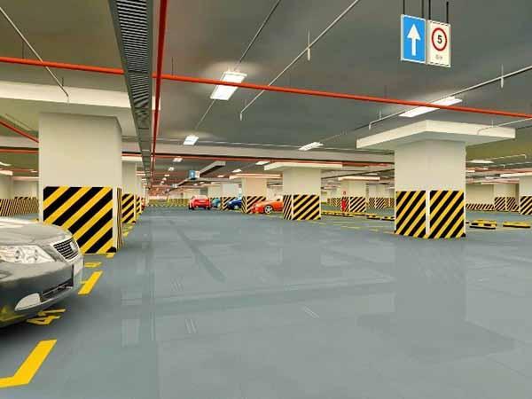 Sơn kẻ vạch bãi đỗ xe giúp phân luồng đơn giản