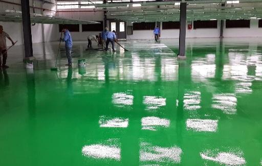 biện pháp thi công sơn epoxy nhà xưởng