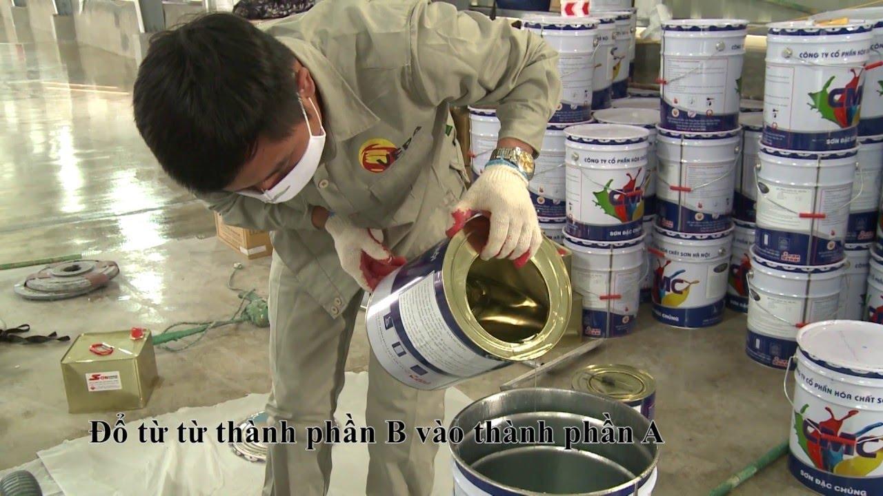 Pha chế sơn epoxy